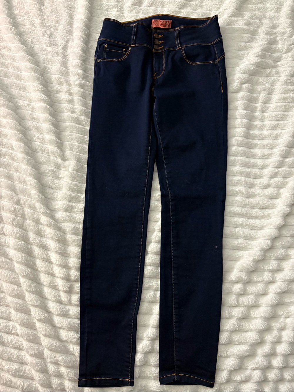 Wax Jean Dark Indigo Skinny Jeans